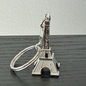 Paris France Eiffel Tower Souvenir Keychain